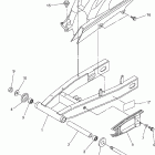 FZ6 Бугель (задний рычаг)