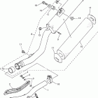 YZ450F Выхлопная система