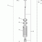 YZ85 Задняя подвеска