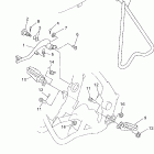 YZ450F Подножки
