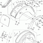 V STAR 650 SILVERADO-XVS650ATSC/XVS650ATS Крыло
