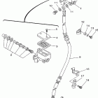 TTR225 Главный тормозной цилиндр,передний