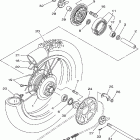 TTR225 Заднее колесо