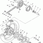 PW80 Заднее колесо