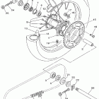 YZ125 Заднее колесо