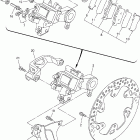 YZ450F Задний суппорт тормозной