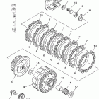 YZ125 Сцепление