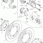V STAR 1100 CUSTOM-XVS1100SC/XVS1100S Передний тормозной суппорт