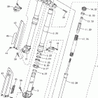 YZ250F Передняя вилка