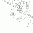 WR250F Переднее колесо