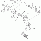 YZ125 Вал переключения