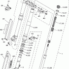 YZ125 Передняя вилка