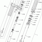 TTR225 Передняя вилка