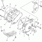 TTR90 Крышка картера двигателя