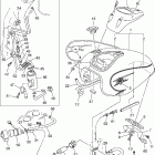 V STAR 650 CUSTOM-XVS650SC/XVS650S Топливный бак