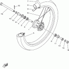 TTR225 Переднее колесо