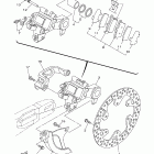 YZ 250 Задний суппорт тормозной