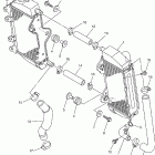 WR250FR Радиатор и Патрубки