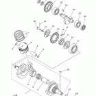 XT 225 Коленчатый вал и Поршень