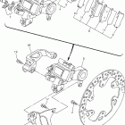 WR450FR Задний суппорт тормозной