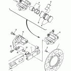 YZ 85 Задний суппорт тормозной