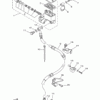 TW 200 Главный тормозной цилиндр,передний