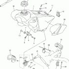 YZ250FR Топливный бак