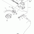 WR250FR Главный тормозной цилиндр,передний