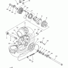 TW 200 Заднее колесо