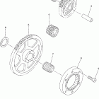 WR450FR Муфта стартера