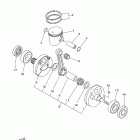 YZ 250 Коленчатый вал и Поршень