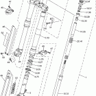 WR250FR Передняя вилка