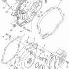 TTR125LR/TTR125R Крышка картера двигателя