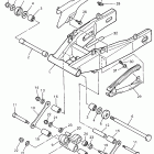 YZF 600R Бугель (задний рычаг)