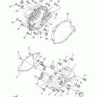 TW 200 Крышка картера двигателя