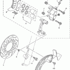XT225RC/XT225R Передний тормозной суппорт