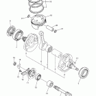 YZ 450F Коленчатый вал и Поршень