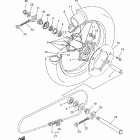WR 426F Заднее колесо
