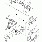 YZ 85 Задний суппорт тормозной