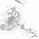 TT-R90 Переднее колесо