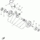 YZ 125 Коленчатый вал и Поршень