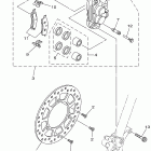 YZ 85 Передний тормозной суппорт