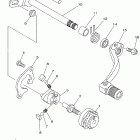 WR 250F Вал переключения
