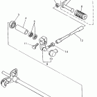 YZF 600R Вал переключения