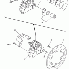 TT-R250 Задний суппорт тормозной