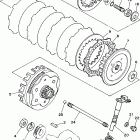 TW200PC/TW200P Сцепление