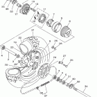 TW200PC/TW200P Заднее колесо