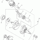 TT-R125 Коленчатый вал и Поршень