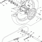 WR250FP Заднее колесо