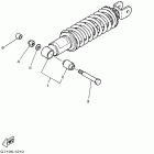 TT-R225 Задняя подвеска